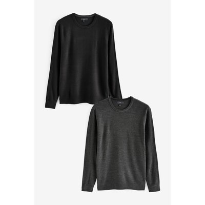 Pull ras du cou doux au toucher, lot de 2 NEXT