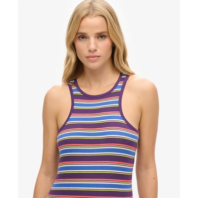 Robe à dos nageur rayée Vintage SUPERDRY