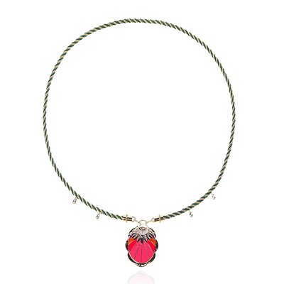 Collier sautoir en cordon avec charm central LEOPOLDA HIPANEMA