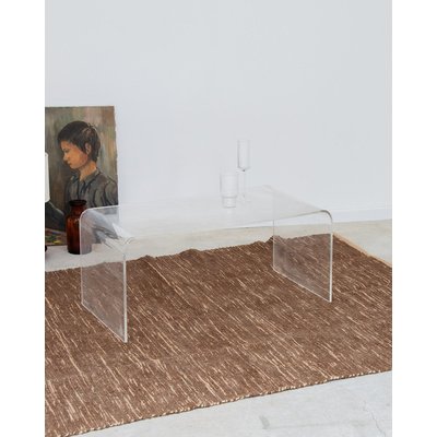 Table basse en plexiglass Liv N°220 - Bon état DEBONGOUT