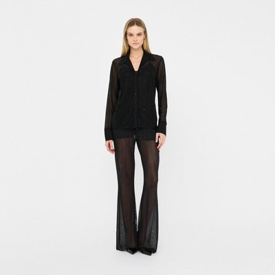 Chemise en tulle avec strass LIU JO