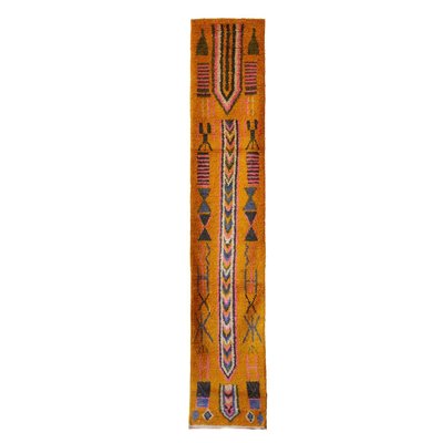 Tapis de couloir berbère marocain en laine  72 x 391 cm AFK LIVING