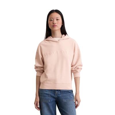 Sweatshirt à capuche avec logo relaxed en coton organique MARC O'POLO