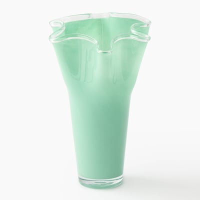 Vase, 15xH28cm, en verre MONOPRIX
