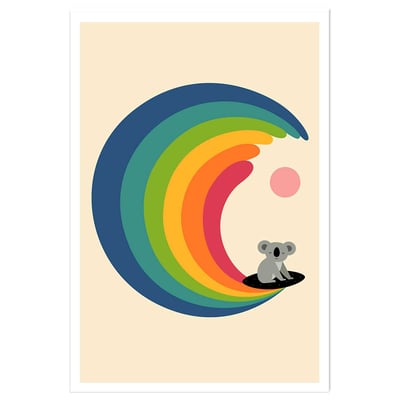 Affiche  surf and koala HEXOA