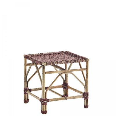 Tabouret tissé en bambou MADAM STOLTZ