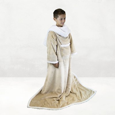 Plaid intégral avec manches enfant sherpa VIVEZEN