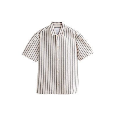 Chemise texturée rayée manches courtes NEXT