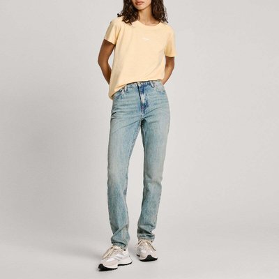 Jean Coupe Tapered, Taille Haute - Violet PEPE JEANS