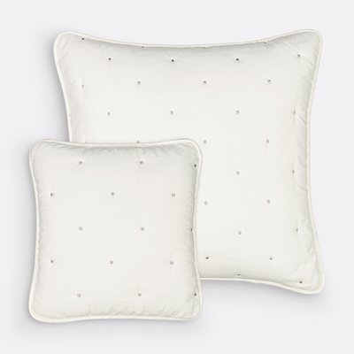 Housse de coussin matelassé coton carrée, Aéri LA REDOUTE INTERIEURS