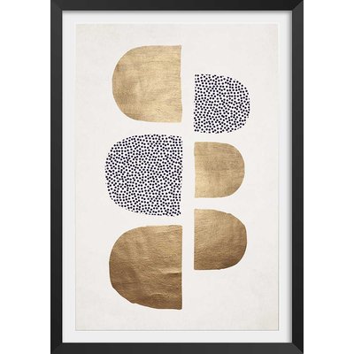 Affiche dessin ""Bauhaus Glitter"" HEXOA