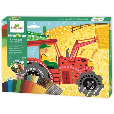 5 Maxi mosaïques La vie à la ferme SYCOMORE