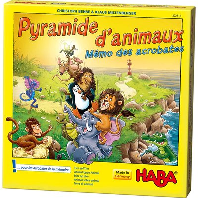 Pyramide D'animaux : Mémo Des Acrobates HABA