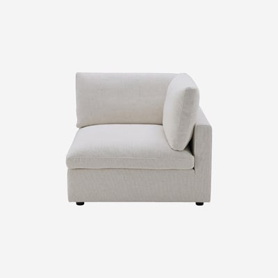 Fauteuil d'angle en tissu LAVINIO HABITAT