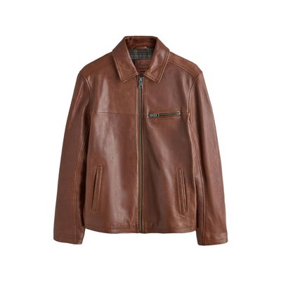 Veste en cuir zippée NEXT