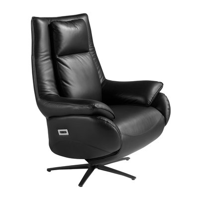 Fauteuil pivotant en cuir ANGEL CERDA