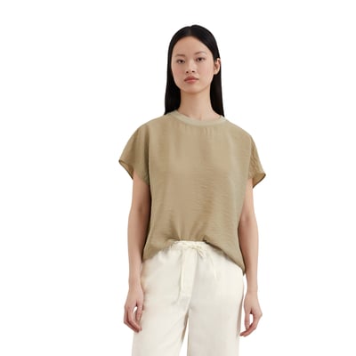 Chemisier régulier en viscose mélangée Crinkle MARC O'POLO
