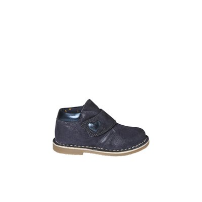 Boots scratchées en cuir irisé VERTBAUDET