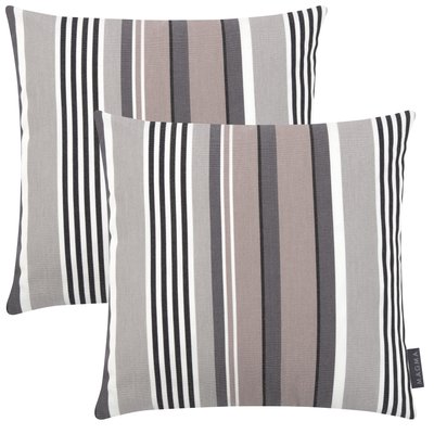 Housses de coussin d'extérieur rayées SAMOS -Lot de 2 MAGMA HEIMTEX