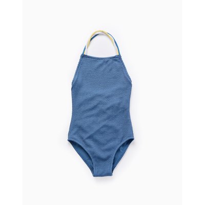 Maillot de Bain à Bretelles Triples en Relief ZIPPY