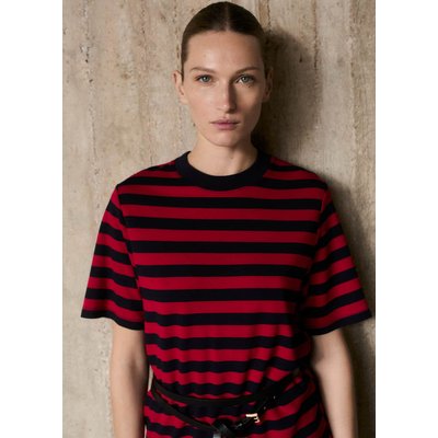 T-shirt manches courtes rayures MANGO
