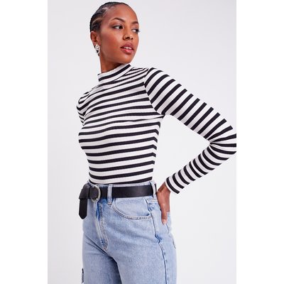 Col roulé marinière femme outlet