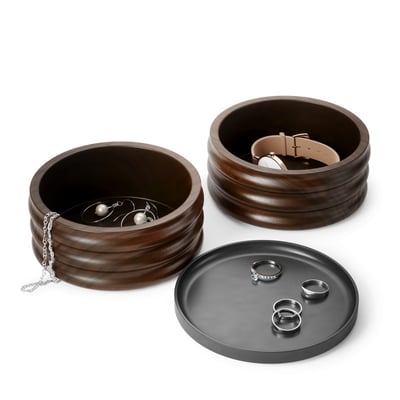 Coffret à bijoux chic design bois  TESORA UMBRA
