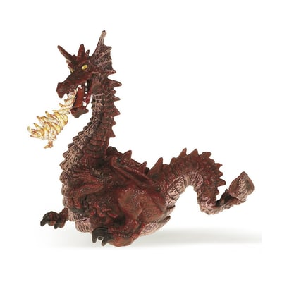 Figurine Dragon rouge avec flamme PAPO