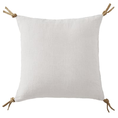 Coussin 45x45 cm Lin Français Craie EDEN