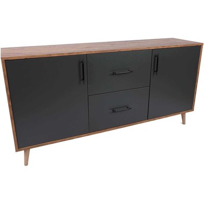 Buffet 2 portes 2 tiroirs en aggloméré Cordoba HANAH HOME