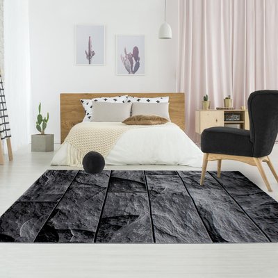 Tapis salon et chambre tissé motif géométrique PLONE UN AMOUR DE TAPIS
