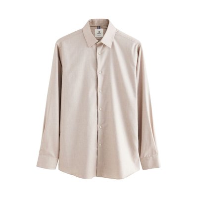 Chemise slim manches longues texturé NEXT