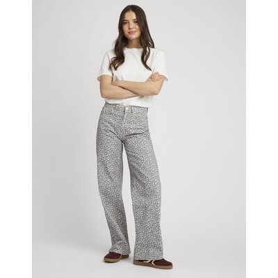 Jean wide leg imprimé léopard BZB
