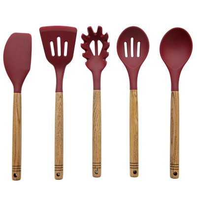 5-Piece Silicone Utensil Set BARBARY & OAK