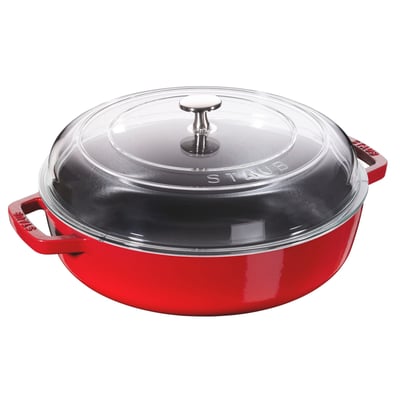 28 cm, Sauteuse Chistera, Cerise STAUB