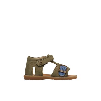 Sandales en cuir et suède QUARZO NATURINO