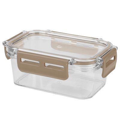 Boîte rectangulaire en plastique avec couvercle hermétique gris 800ml WADIGA