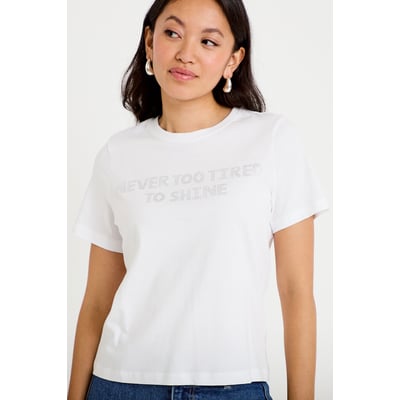 T-shirt col rond manches courtes CACHE CACHE