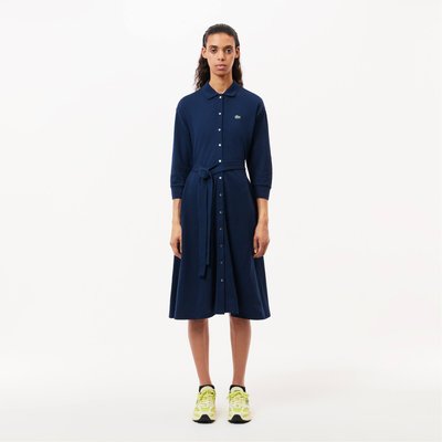 Robe polo relaxed fit en Petit Piqué LACOSTE