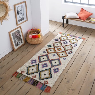 Ourika Berber-Style Colourful Wool Runner LA REDOUTE INTERIEURS
