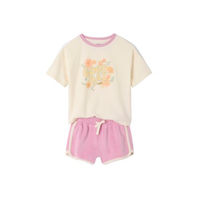 Ensemble T-shirt et short en éponge VERTBAUDET