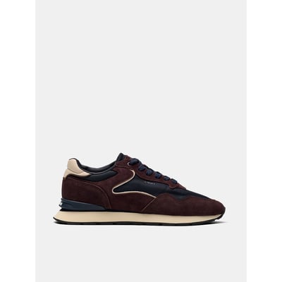 City Brown Mixed-Material Trainers HOFF