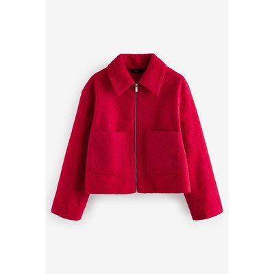 Veste texturée zippée courte NEXT