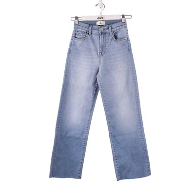 Pantalon droit en coton - Très Bon État 7 FOR ALL MANKIND