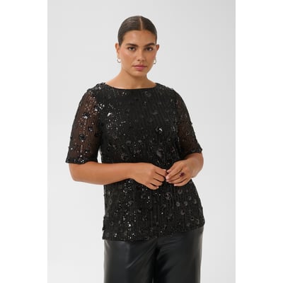 Blouse à manches courtes KAFFE CURVE