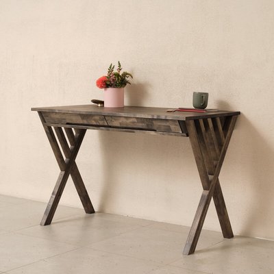 Письменный стол из массива берёзы с 2 ящиками SO'HOME