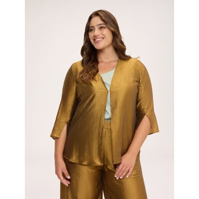 Veste déstructurée effet métallisé FIORELLA RUBINO
