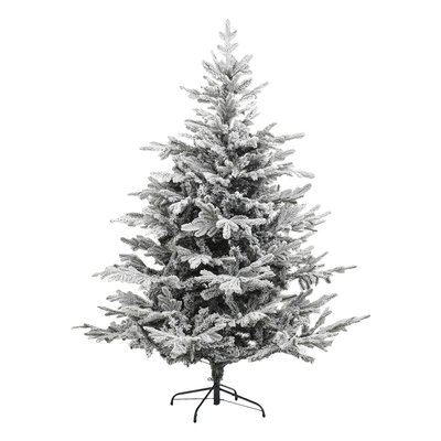 Sapin de Noël "Frosty" 210cm vert floqué blanc à paillettes FEERIC LIGHTS & CHRISTMAS