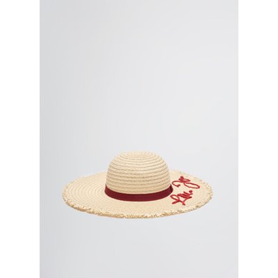 Casquette en raphia avec logo LIU JO