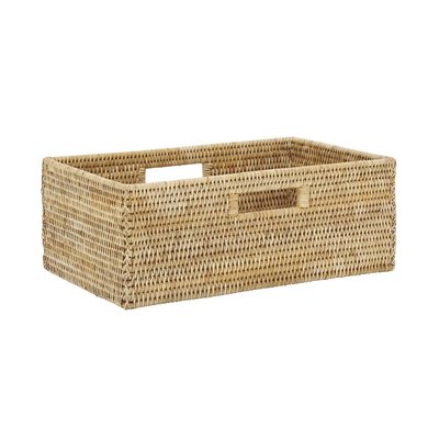 Grande corbeille de rangement en rotin naturel AUBRY GASPARD